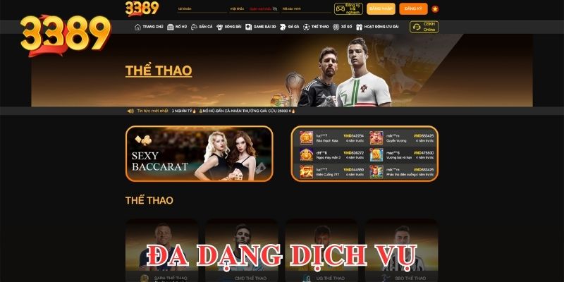 Đa dạng tựa game thể thao